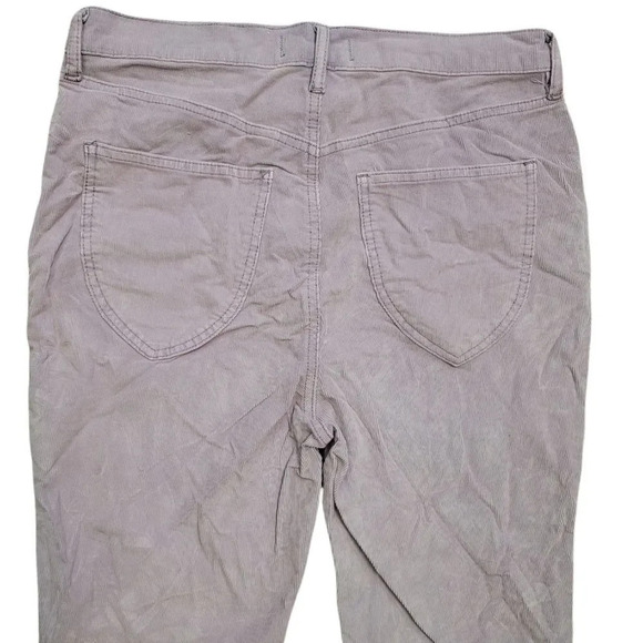 Free People Women's Sun Chaser Corduroy Skinny Ankle Jeans In Frosted Lilac - Picture 10 of 11